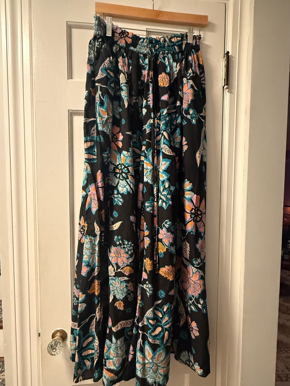 Free People Floral Wide Leg Pants